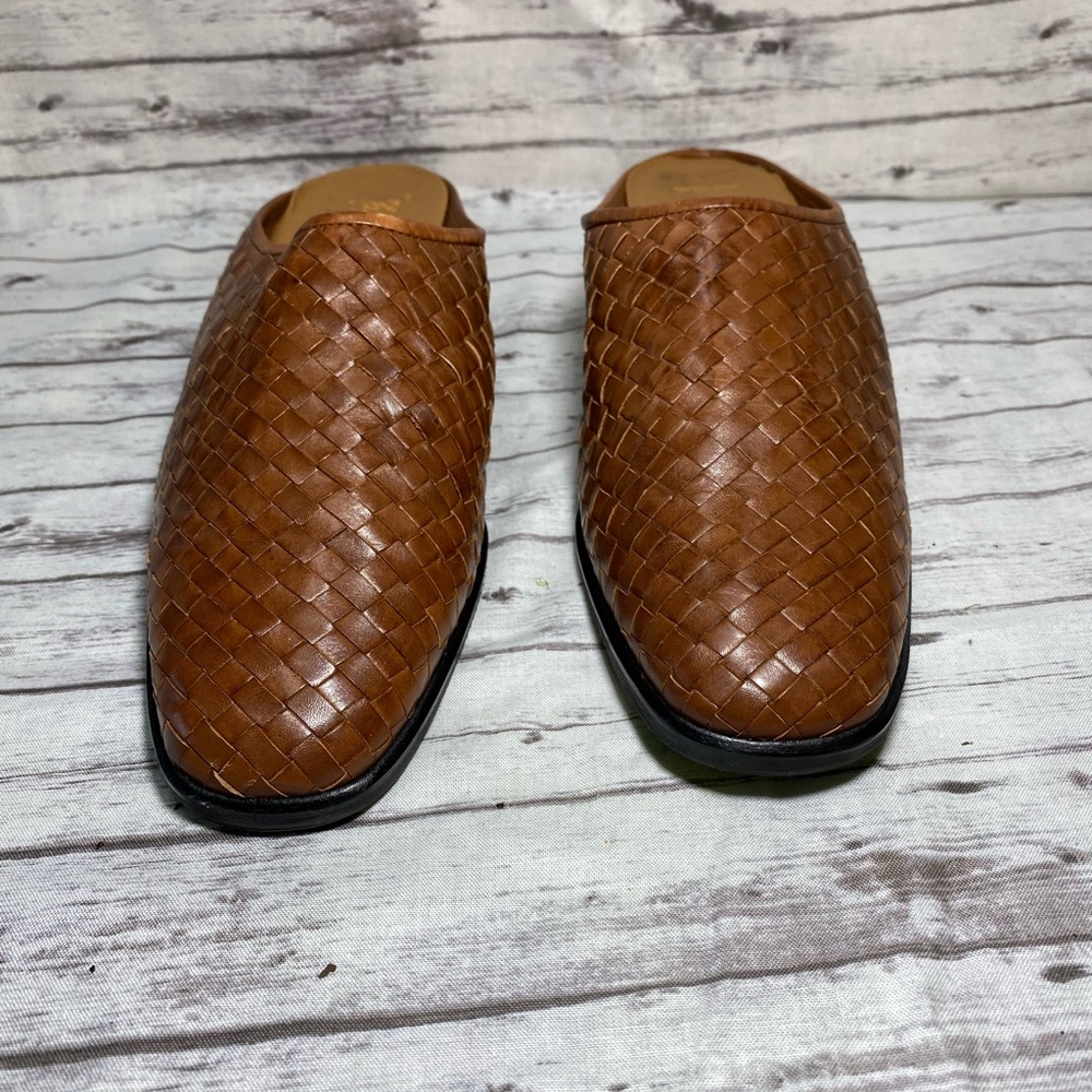 Selly Sistine Moc Fit Woven Brwn Leather, S 8.5